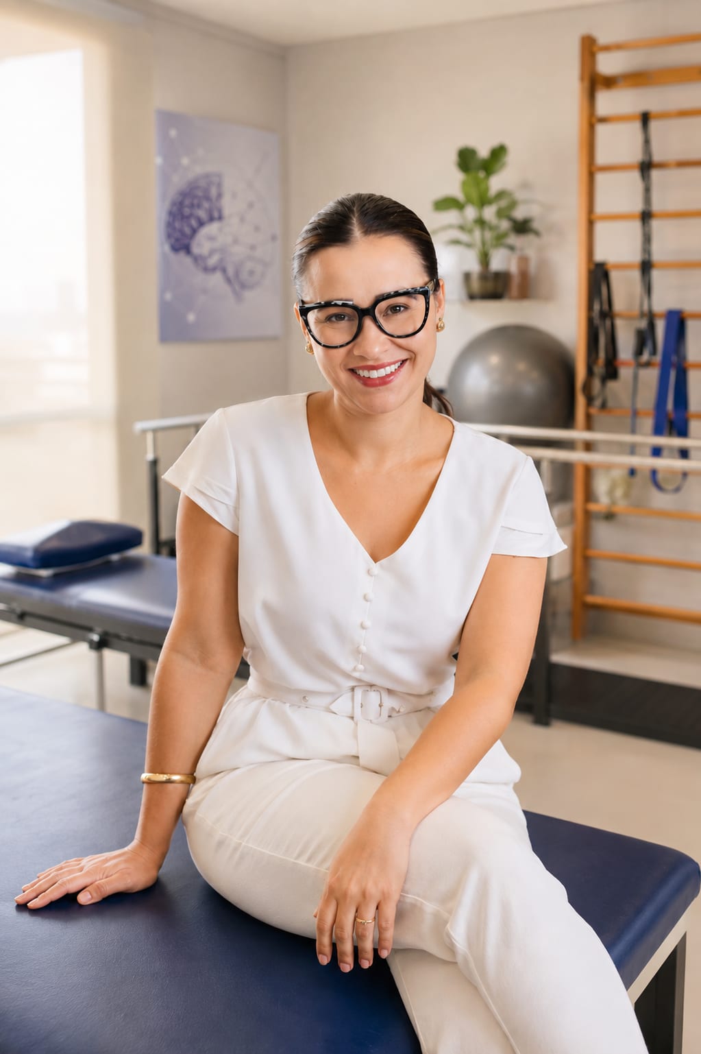 Dra. Nathalia Franco, fisioterapeuta especialista em reabilitação neurológica pós-AVC